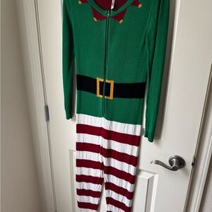 Green Elf Christmas Onesie